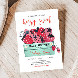 Berry Sweet Baby Shower  Invitation