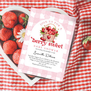 Berry Sweet Baby Shower Invitation