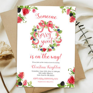 Berry Sweet Baby Shower Invitation