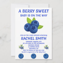 Berry Sweet Baby Shower Invitation