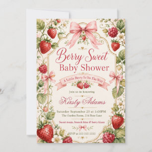 Berry Sweet Baby Shower Invitation