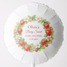 Berry Sweet Baby Shower Strawberry Baby Girl Boy