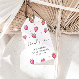 Berry Sweet Baby Shower Thank You  Gift Tags