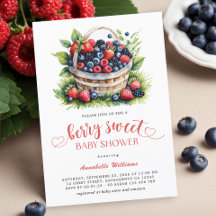 Berry Sweet Baby Shower Wild Berries