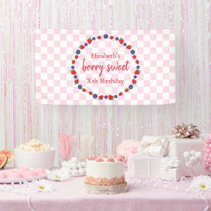Berry Sweet Birthday Banner