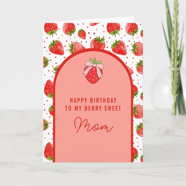 Berry Sweet Birthday Card (Front)