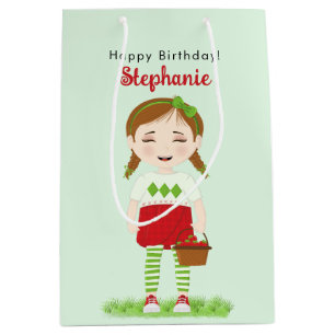 Berry Sweet Birthday  Medium Gift Bag