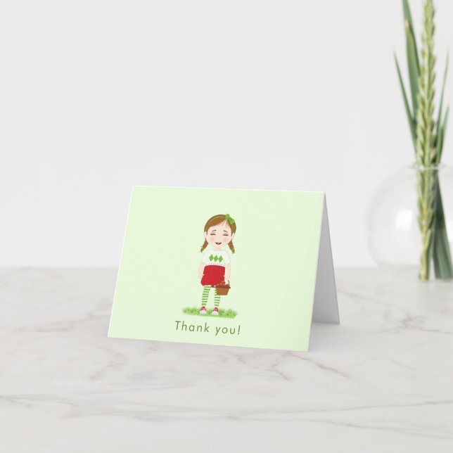 Berry Sweet Birthday  Note Card (Front)