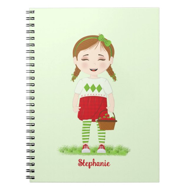 Berry Sweet Birthday  Notebook (Front)