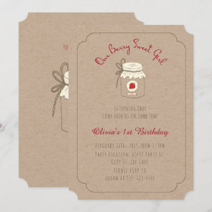 Berry Sweet Birthday Party Invitations