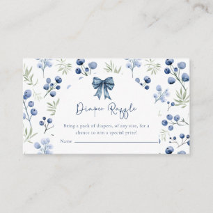 Berry Sweet Blueberry Baby Shower Enclosure Card