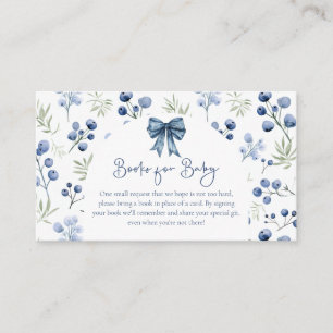 Berry Sweet Blueberry Baby Shower Enclosure Card