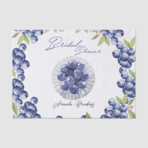 Berry Sweet Blueberry Bridal Shower  Tissue Paper