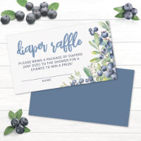 Berry Sweet Blueberry Diaper Raffle