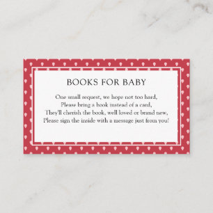 Berry Sweet Books For Baby Enclosure Card