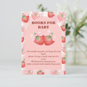 Berry Sweet Books for Baby Request Card