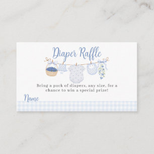 Berry Sweet Boy blueberry Baby Shower Enclosure Card