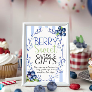 Berry Sweet CARDS & GIFTS Blueberry  Sign