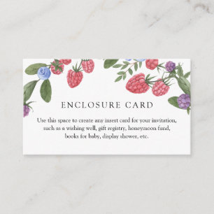 Berry Sweet Custom Enclosure Card