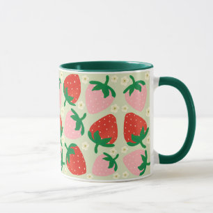 Berry Sweet Delights  Olive Green Mug