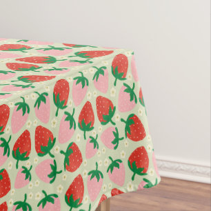 Berry Sweet Delights Olive Green Tablecloth