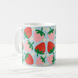 Berry Sweet Delights Pastel Blue Coffee Mug