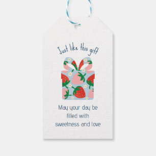 Berry Sweet Delights Pastel Blue Gift Tags