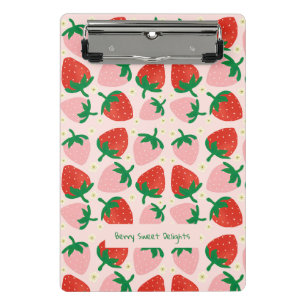 Berry Sweet Delights Soft Pink Mini Clipboard