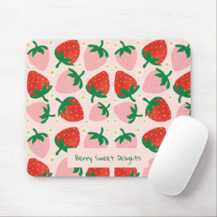 Berry Sweet Delights  Soft Pink Mouse Mat