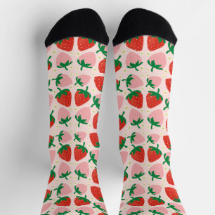Berry Sweet Delights Soft Pink Socks