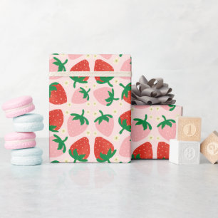 Berry Sweet Delights Soft Pink Wrapping Paper