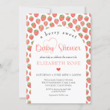 Berry Sweet Farmers Market Baby Shower