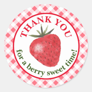 Berry Sweet Favour Tag Sticker