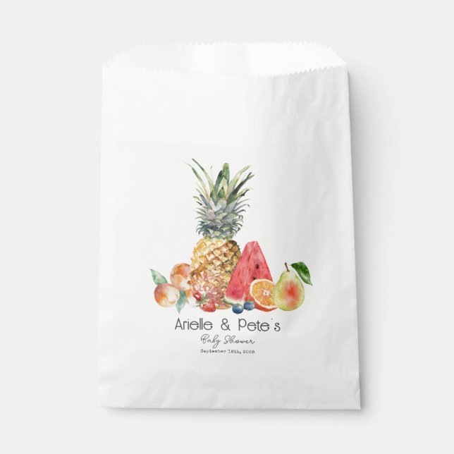 Berry Sweet Fruit Baby Shower  Favour Bags (Front)