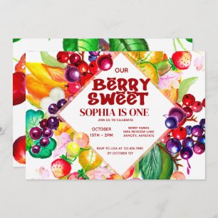 Berry Sweet Invitation