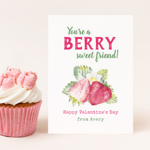 Berry Sweet Kids Classroom Valentine's Cards