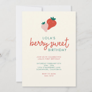 BERRY SWEET PARTY INVITE