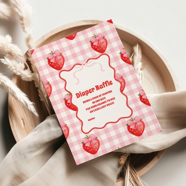 Berry Sweet Pink Diapper Raffle  Enclosure Card (Creator Uploaded)