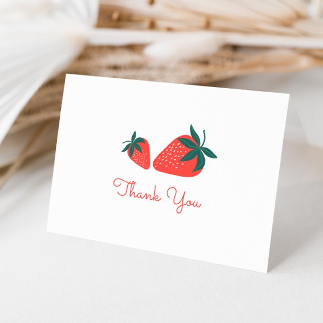 Berry Sweet Red Strawberry Thank You (Creator Uploaded)