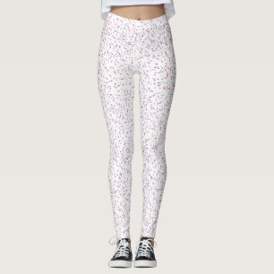 Berry Sweet Speckled Pink & Purple Dots Leggings