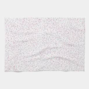 Berry Sweet Speckled Pink & Purple Dots Tea Towel