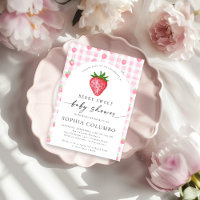 Berry Sweet Strawberry Baby Shower 