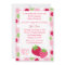 Berry Sweet Strawberry Baby Shower Invitations