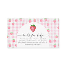 Berry Sweet Strawberry Bay Shower Enclosure Card