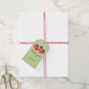 Berry Sweet Strawberry Birthday - Kiwi Gift Tags