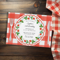 Berry sweet strawberry birthday party