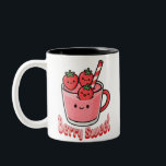 Berry Sweet Two-Tone Coffee Mug<br><div class="desc">Sip on sweetness with this adorable kawaii-style strawberry smoothie design!</div>