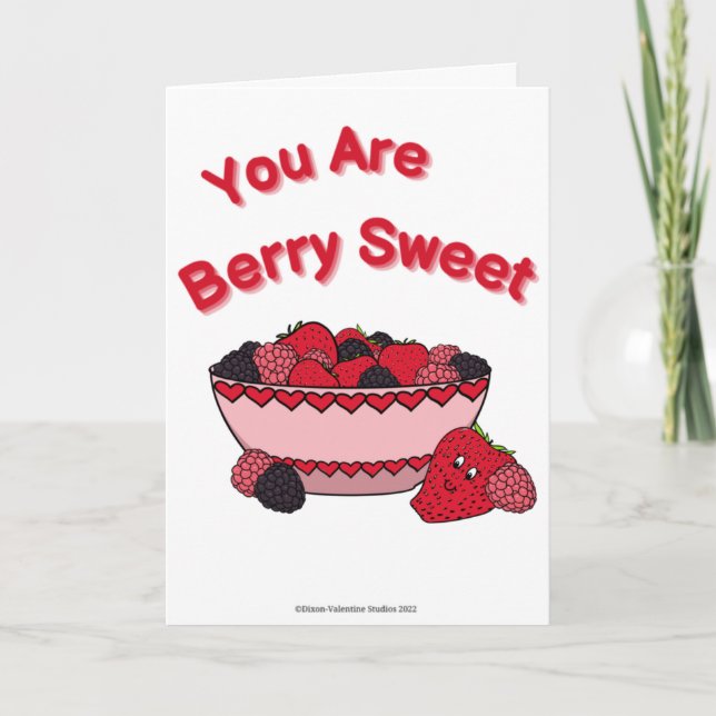 Berry Sweet Valentine's Day Card (Front)