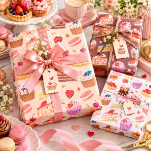 Berry Tart & Sweet Bakery Wrapping Paper