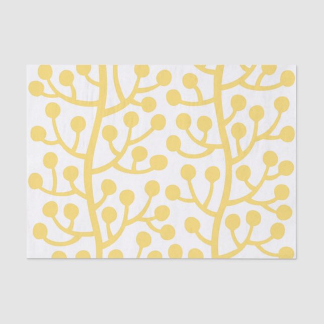 Berry Vine Pattern Tissue Paper (Front)